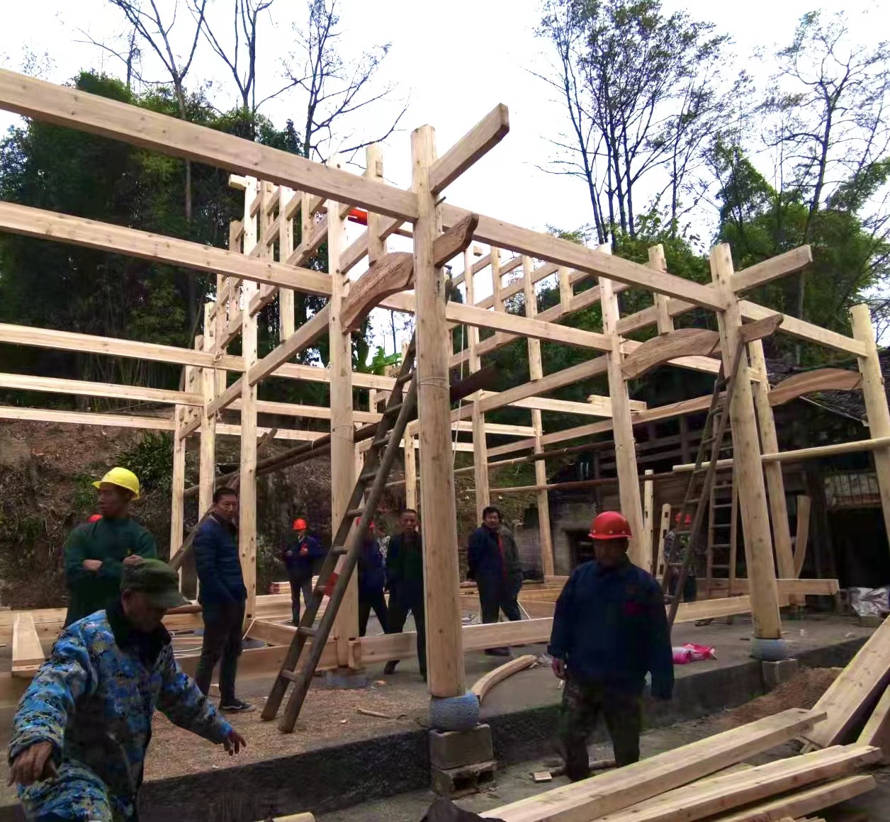 溆浦湘楚木作古建工程有限公司,土家吊腳樓,侗鄉鼓樓,侗鄉風雨樓哪里好