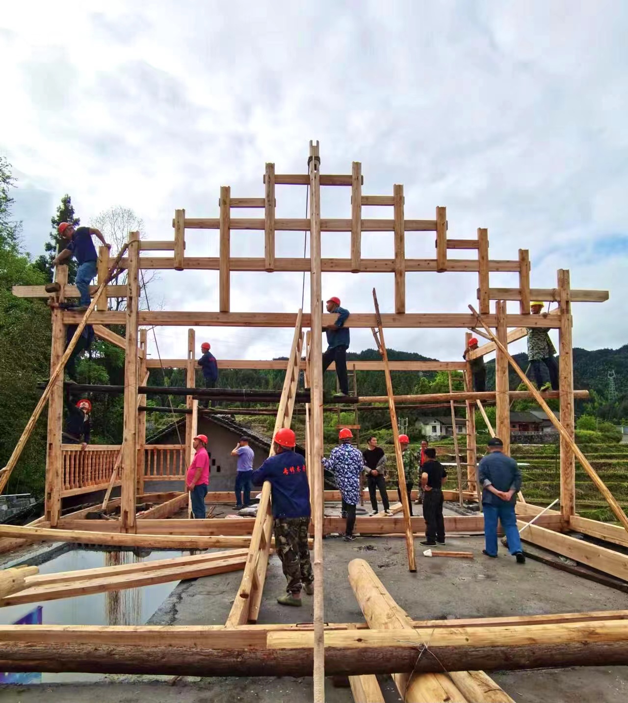 溆浦湘楚木作古建工程有限公司,土家吊腳樓,侗鄉鼓樓,侗鄉風雨樓哪里好